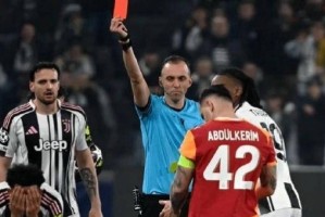 恨不能代表皇马！尤文后卫争顶被推失控踩人染红，皇马更多犯规却逃过处罚